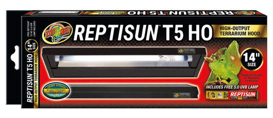 Zoo Med ReptiSun® T5 HO Terrarium Hood with 5.0 Bulb Zoo-Med