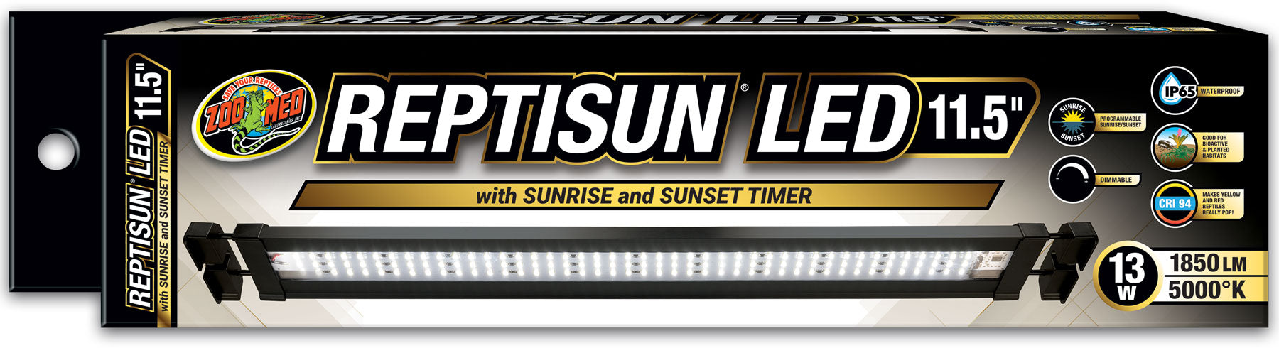 Zoo Med ReptiSun® LED with Sunrise and Sunset Timer Zoo-Med