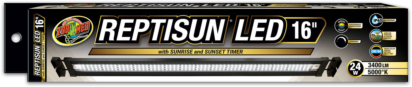 Zoo Med ReptiSun® LED with Sunrise and Sunset Timer Zoo-Med
