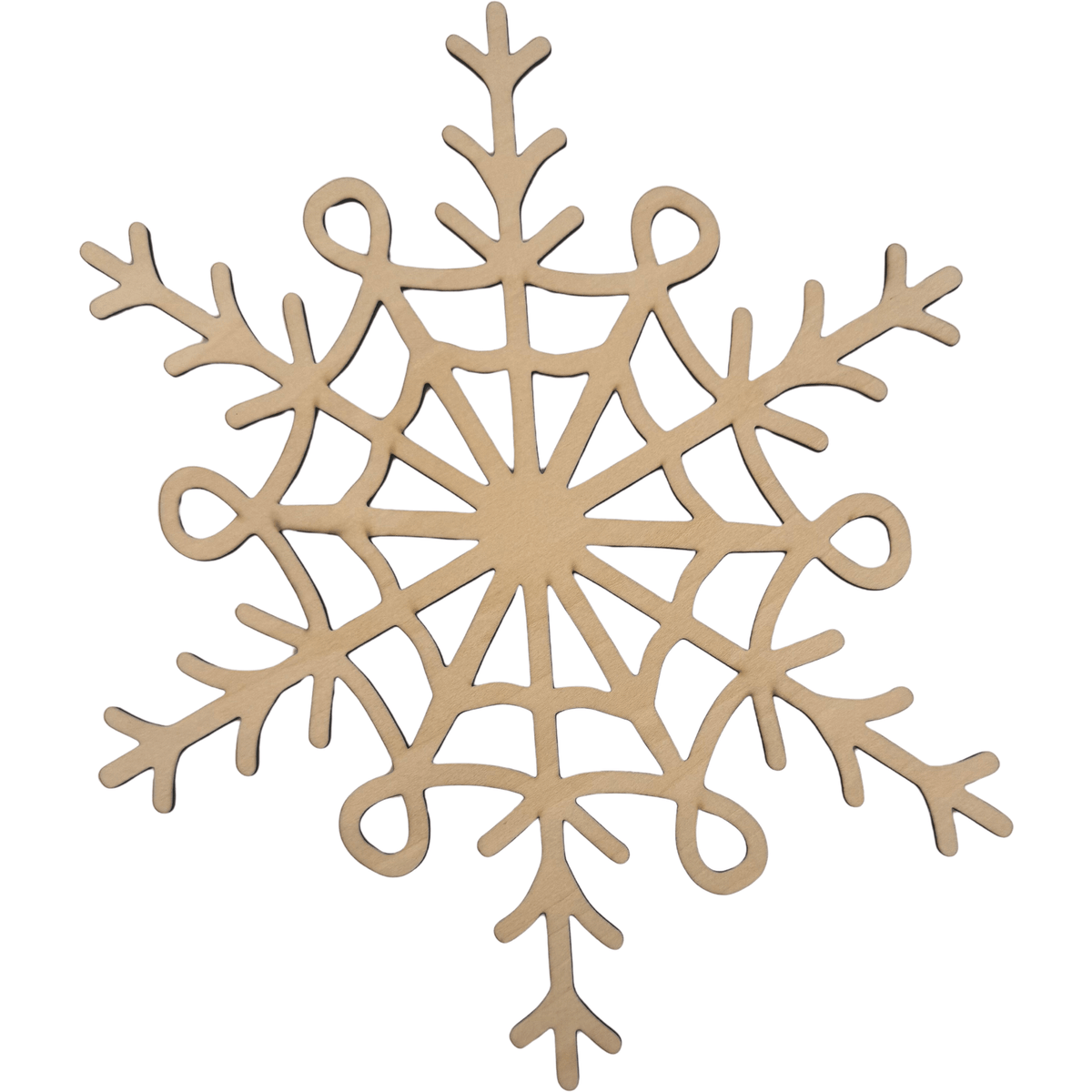 Lawn and Pets Christmas Wood Snow Flakes Design 33 Lawn and Pets