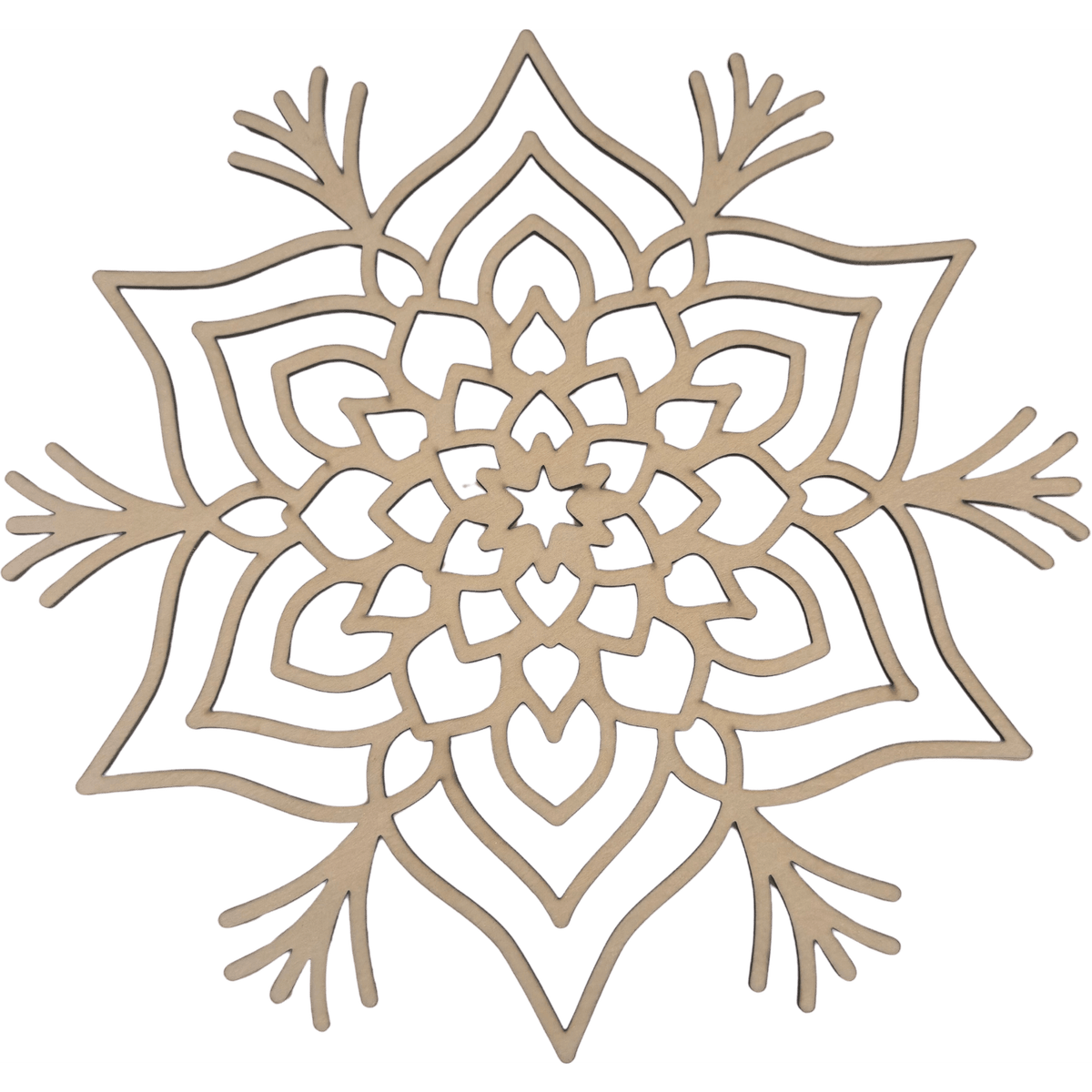 Lawn and Pets Christmas Wood Snow Flakes Design 53 Lawn and Pets