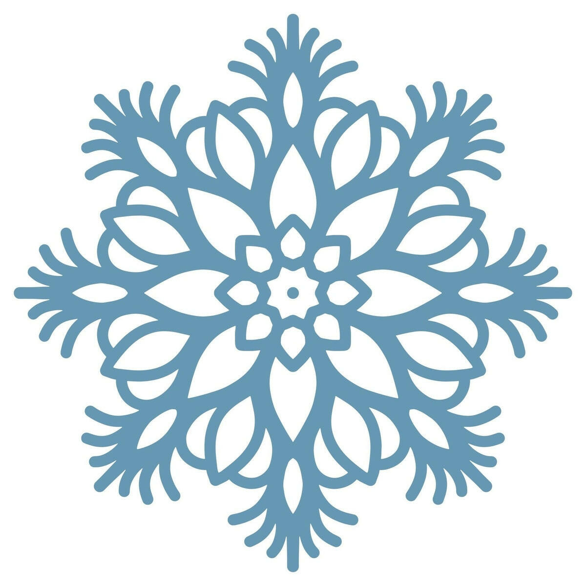 Lawn and Pets Christmas Wood Snow Flakes Design 67 Lawn and Pets
