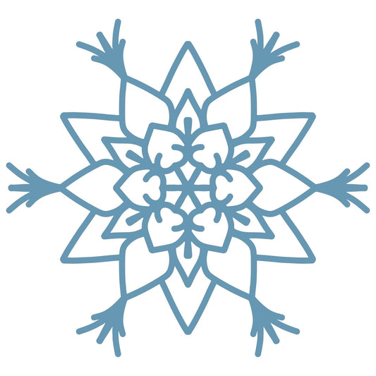 Lawn and Pets Christmas Wood Snow Flakes Design 89 Lawn and Pets
