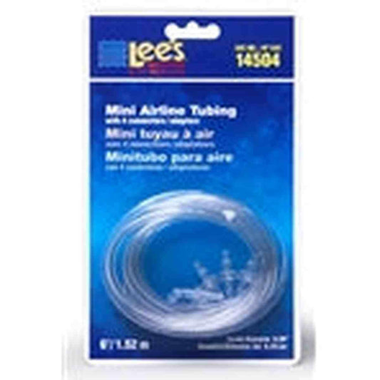Lee's Mini Airline Tubing, 6' w/4 Connectors Lee's