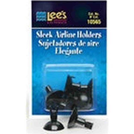 Lee's Sleek Black Airline Holders 6 Pack Lee's