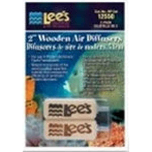 Lee's Wooden Air Stones 2" 2 Pack Lee's
