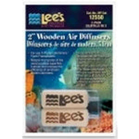Lee's Wooden Air Stones 3" 2 Pack Lee's