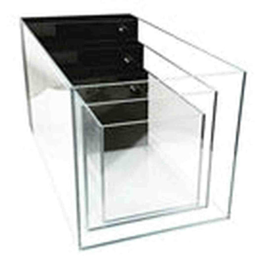 Lifegard 3-in-1 Low Iron Ultra Clear Aquarium Set w/ Built in Side Filter - Peninsula Style Lifegard Aquatics