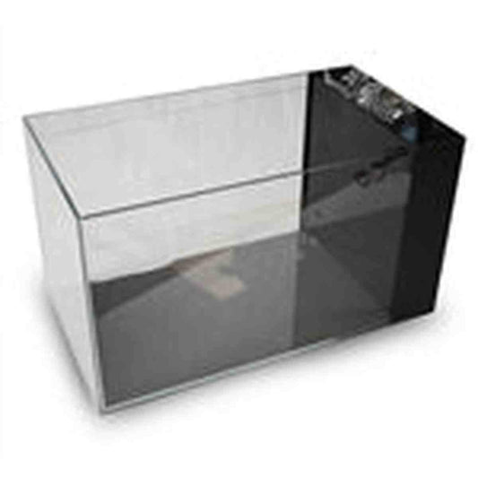 Lifegard Crystal Peninsula Aquarium - Low Iron Ultra Clear - Side Filter With Pump 17.7"x9.84"x9.84" - 7.43 Gallons Lifegard Aquatics