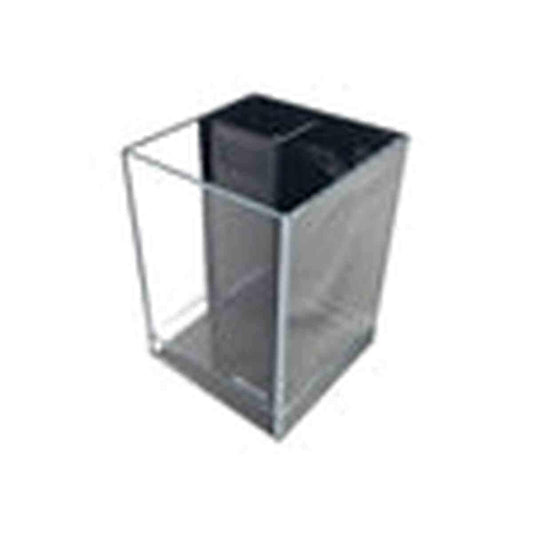 Lifegard Elevated Aquarium - Low Iron Ultra Clear - Back Filter with Pump 7.9" x 7.9" x 9.8" - 2.65 Gallon Lifegard Aquatics