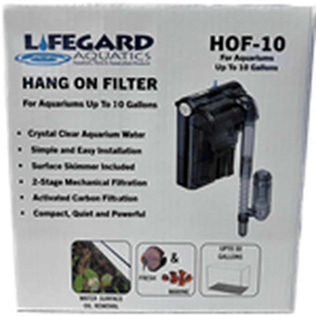 Lifegard Hang-On Aquarium Filter HOF-10 Lifegard Aquatics