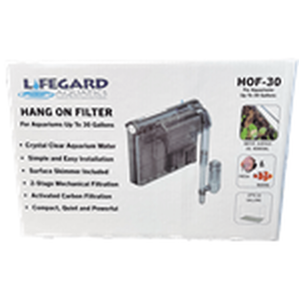 Lifegard Hang-On Aquarium Filter HOF-30 Lifegard Aquatics