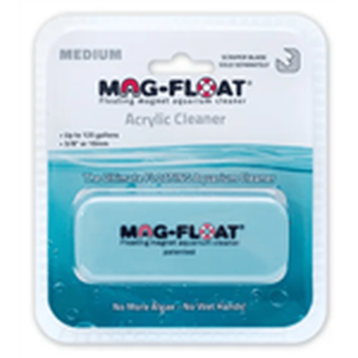 Mag-Float 130A Medium Acrylic Algae Magnet w/ Scraper Option Mag Float