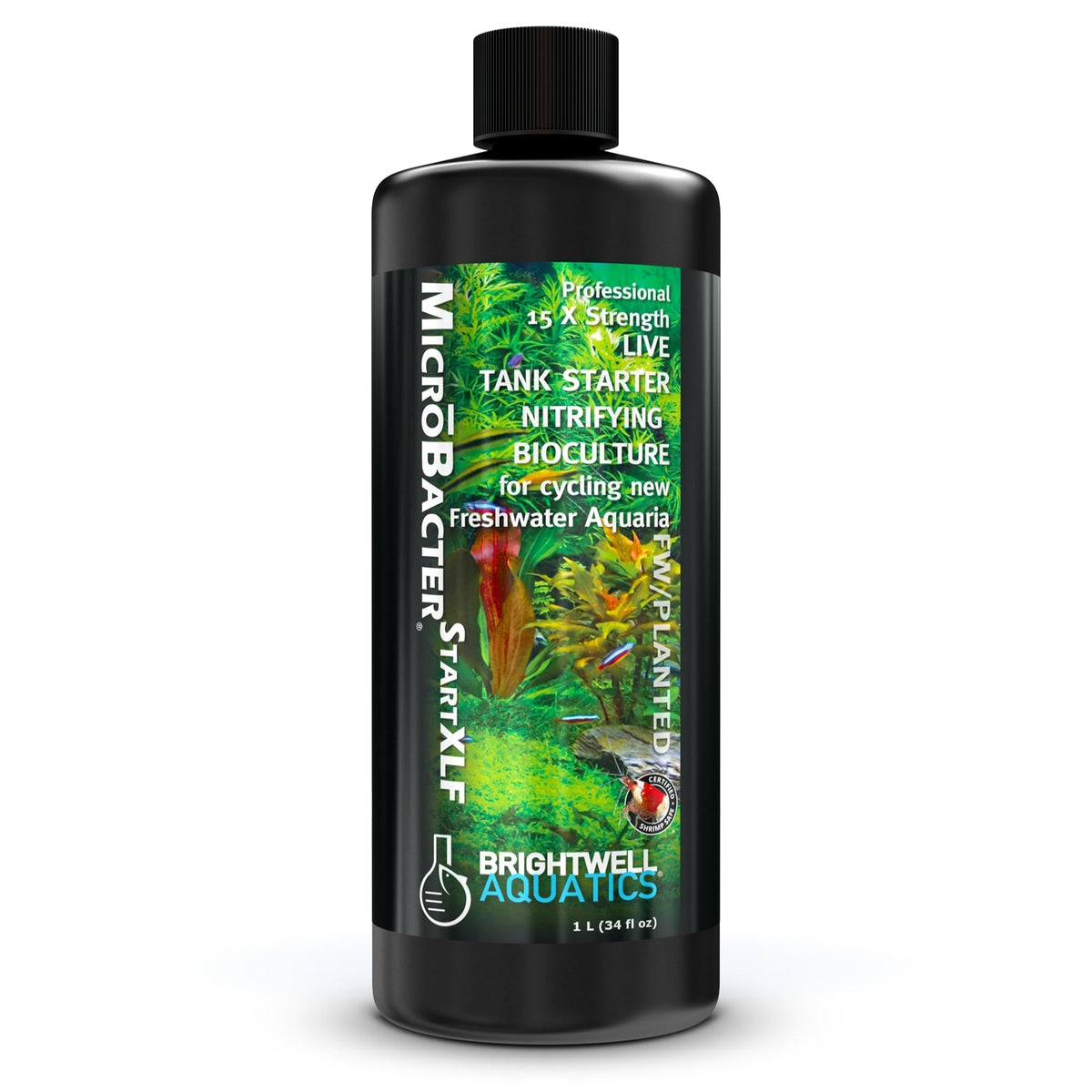 MicroBacter Start XLF – Professional Strength Nitrifying Bacteria for Freshwater Aquariums Brightwell Aquatics