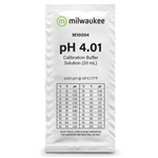 Milwaukee 4.01 pH Buffer Solution 20mL Sachet Milwaukee