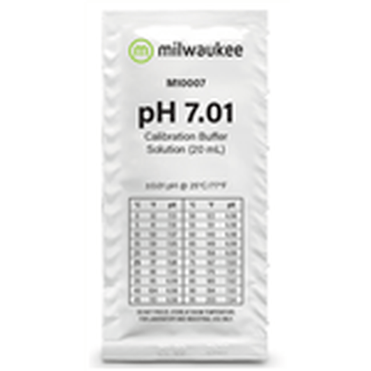 Milwaukee 7.01 pH Buffer Solution 20mL Sachet Milwaukee