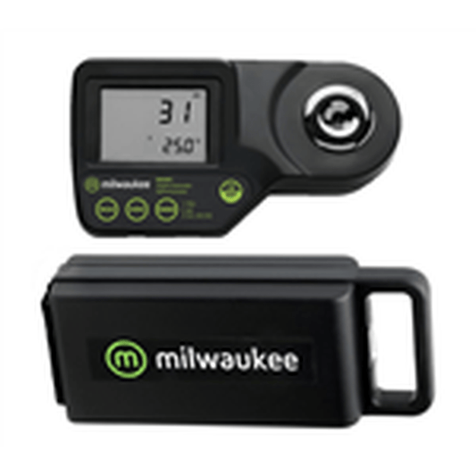 Milwaukee Digital Seawater Refractometer With Hard Shell Case Milwaukee