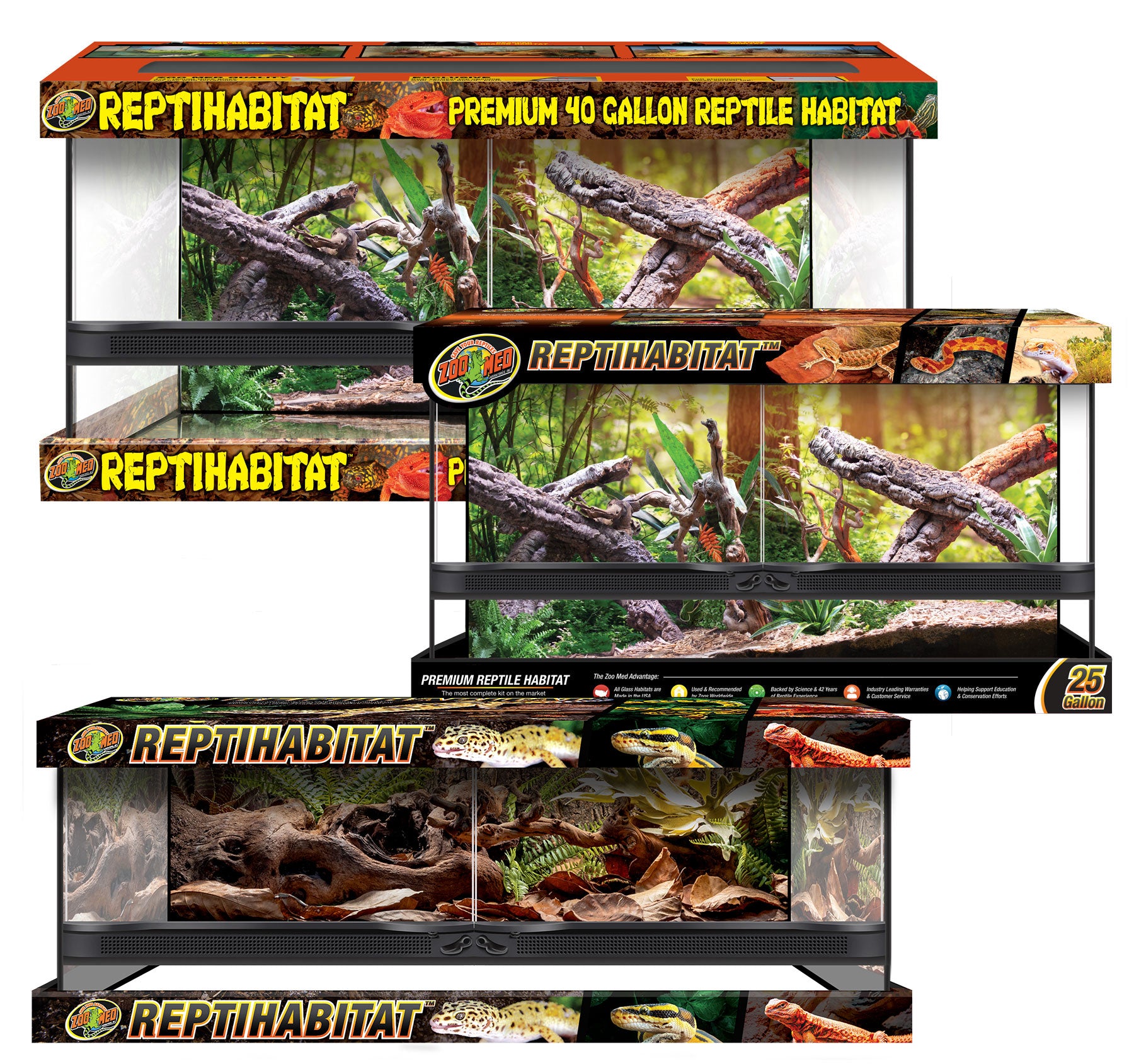 Zoo Med Naturalistic Terrarium® Double Door Zoo-Med