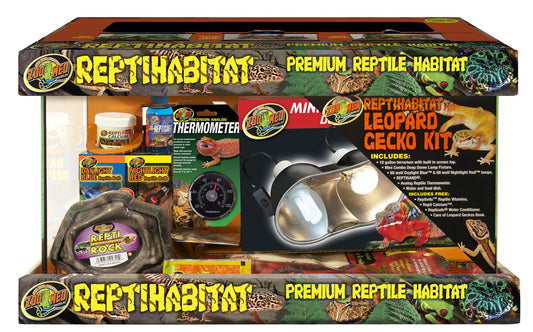Zoo Med 10 Gallon ReptiHabitat™ Leopard Gecko Kit Zoo-Med
