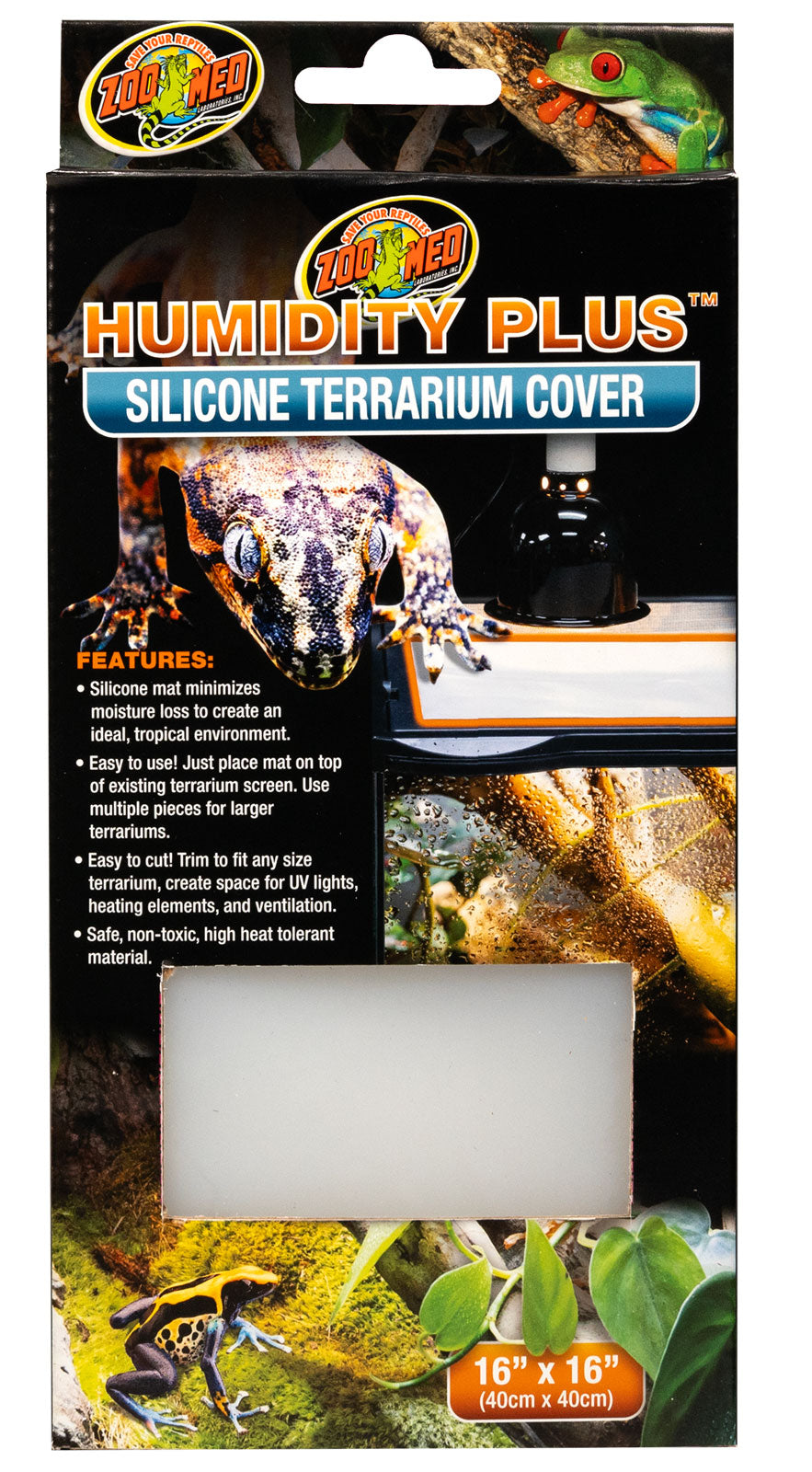 Zoo Med Humidity Plus™ Silicone Terrarium Cover Zoo-Med