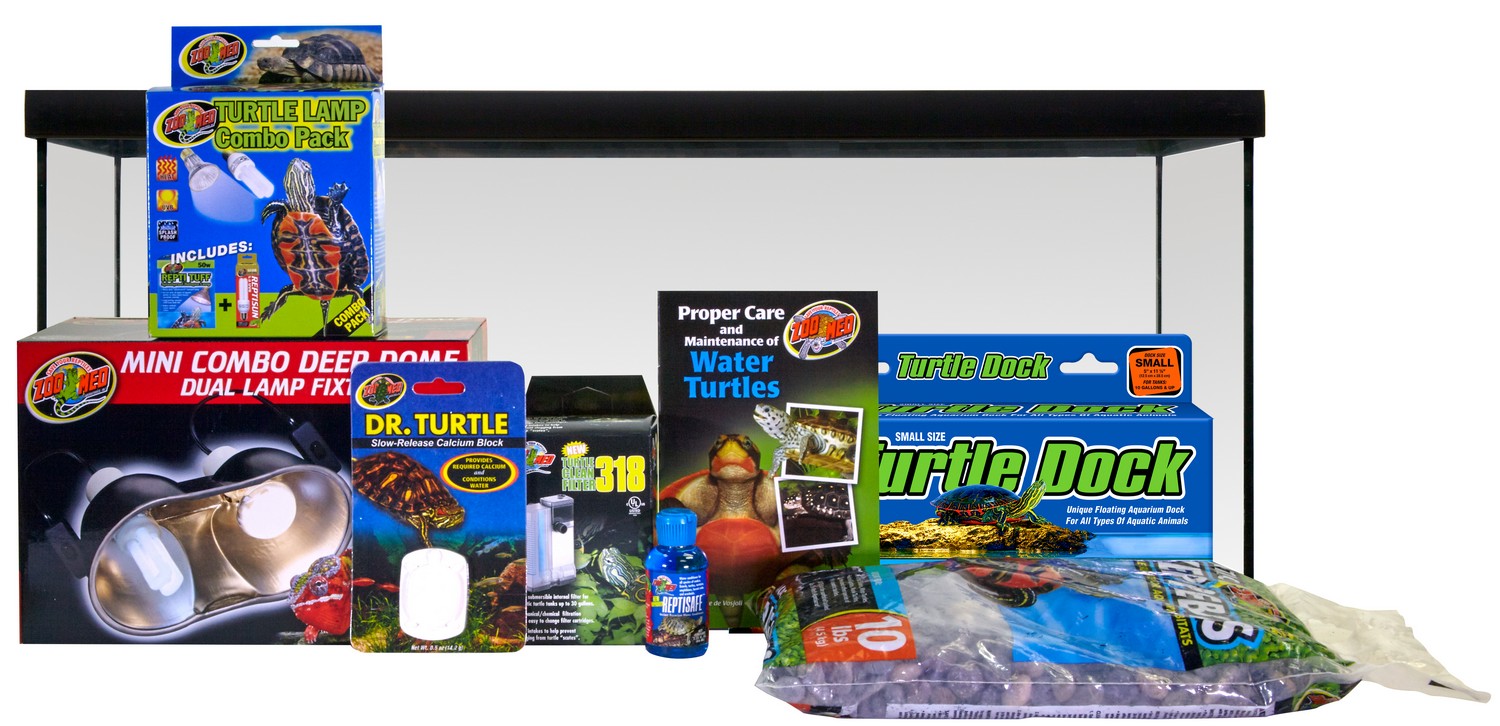Zoo Med ReptiHabitat Aquatic Turtle Kit Zoo-Med