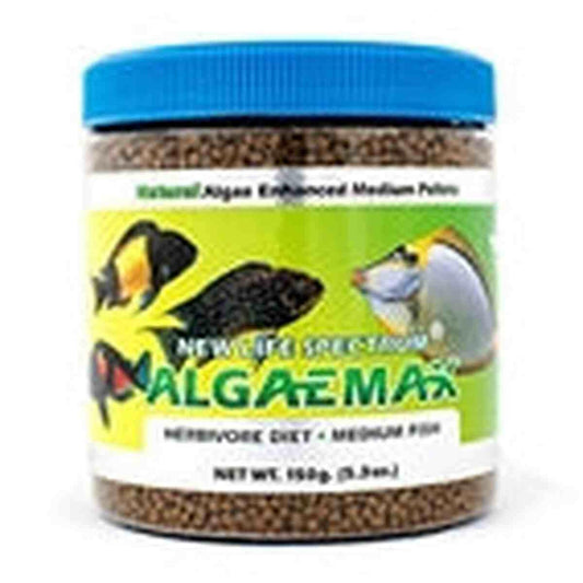 New Life Spectrum Naturox Series - AlgaeMax Medium Sinking Pellet 2mm-2.5mm 150g New Life Spectrum