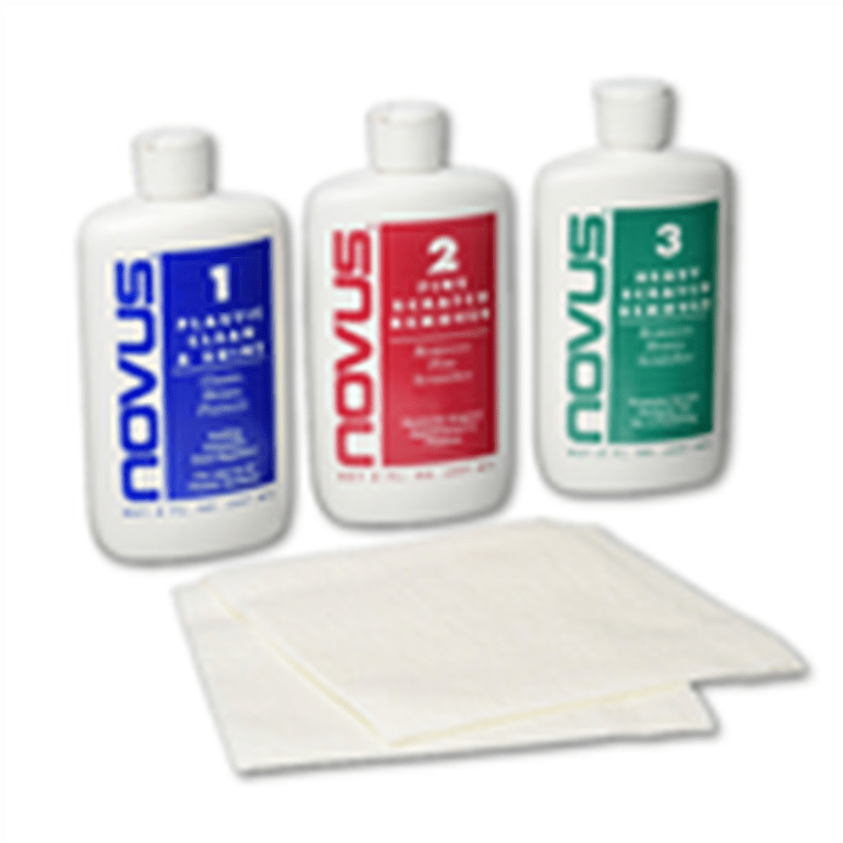 Novus Plastic Polish Kit 2oz - #1,2,3 and 2 Polish Mates Novus