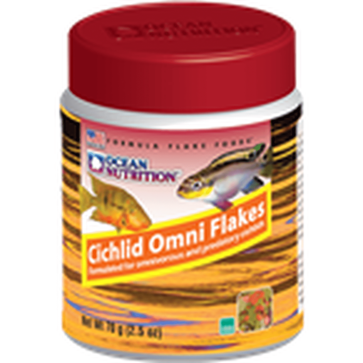 Ocean Nutrition Cichlid Omni Flake Food 2.5oz Ocean Nutrition