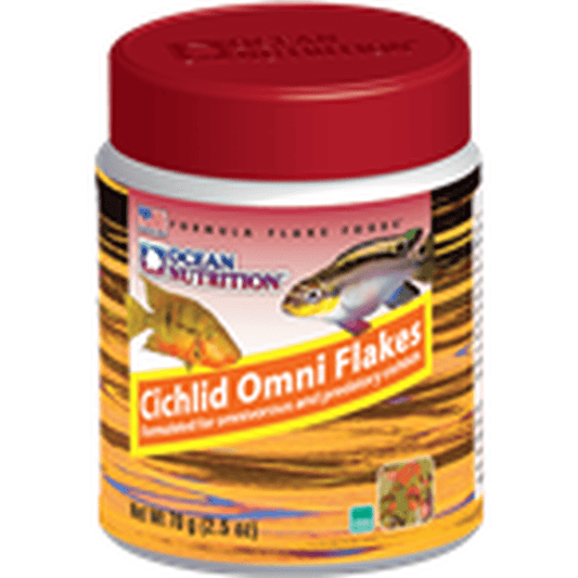 Ocean Nutrition Cichlid Omni Flake Food 2.5oz Ocean Nutrition