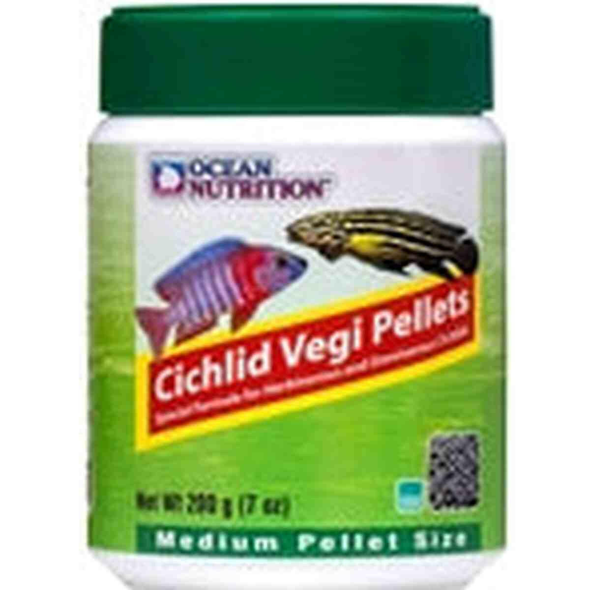 Ocean Nutrition Cichlid Vegi Pellets Medium 200g Ocean Nutrition