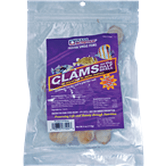 Ocean Nutrition FROZEN Clams on the Half Shell 4oz Ocean Nutrition