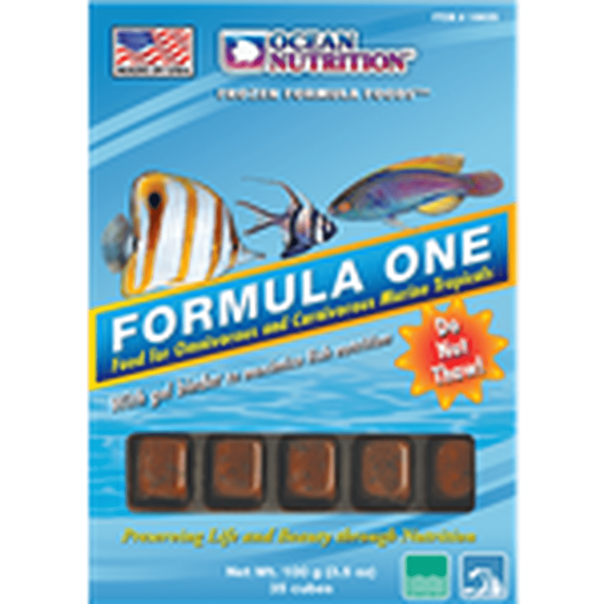 Ocean Nutrition FROZEN Formula 1 Food 3.5oz Cube Ocean Nutrition