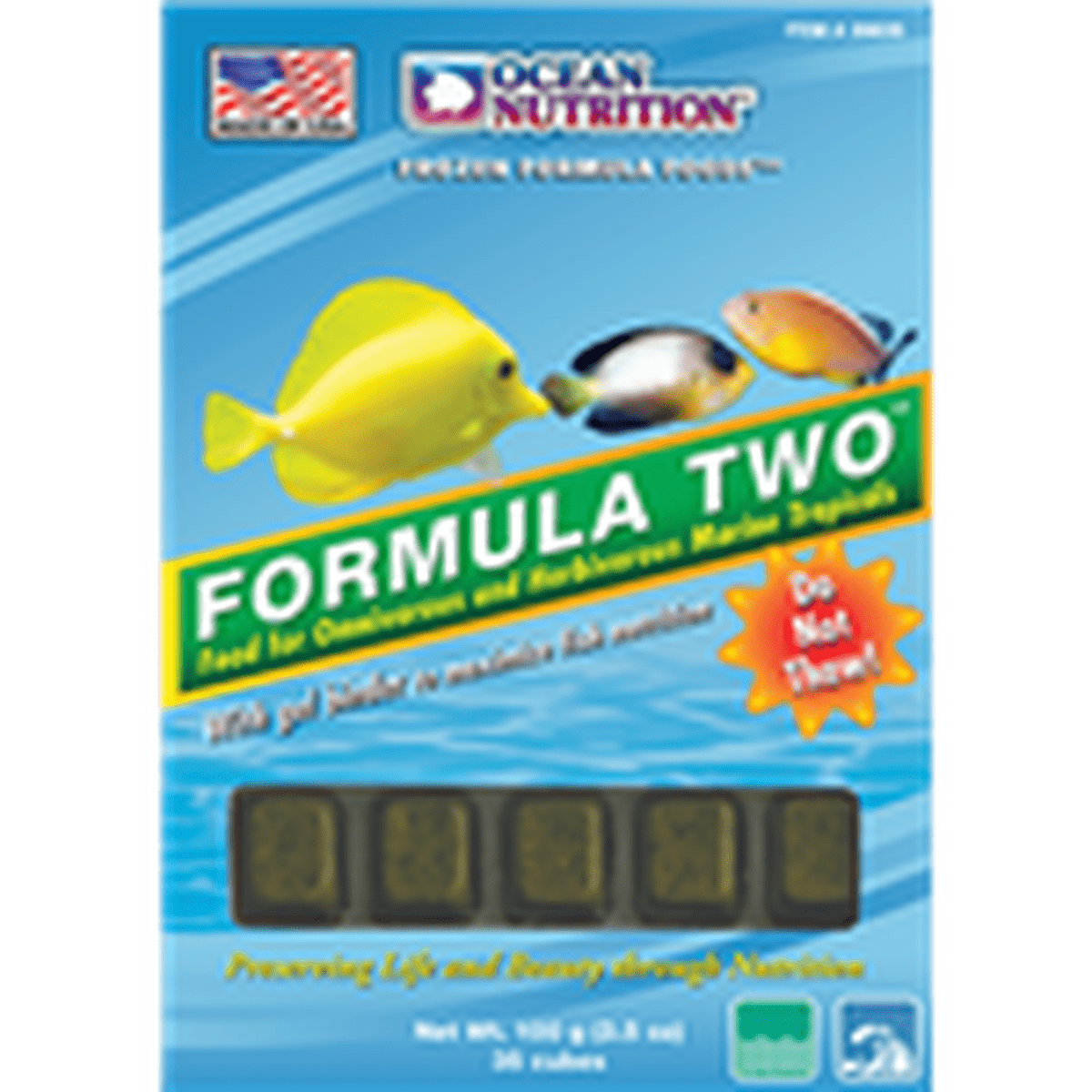 Ocean Nutrition FROZEN Formula 2 Food 3.5oz Cube Ocean Nutrition