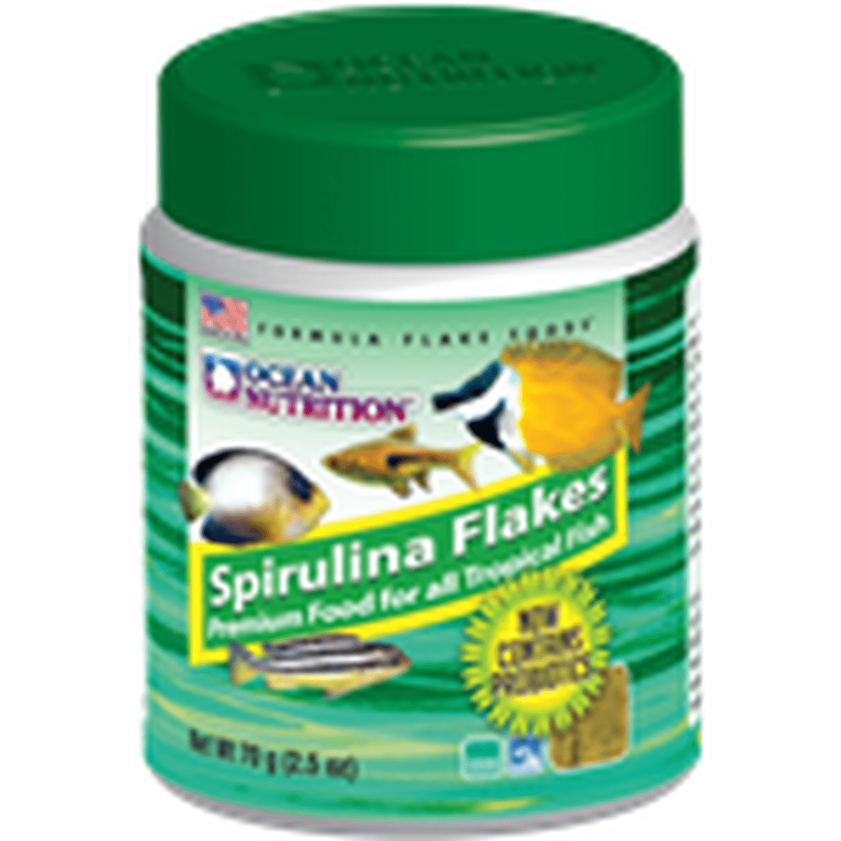 Ocean Nutrition Spirulina Flake Food 2.5oz Ocean Nutrition