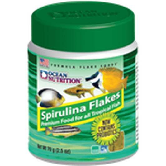 Ocean Nutrition Spirulina Flake Food 2.5oz Ocean Nutrition