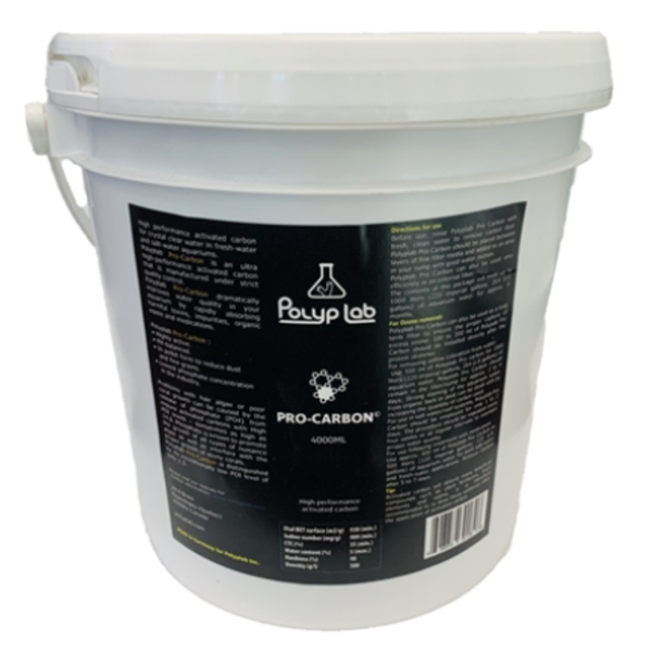 PolypLab Pro-Carbon – Premium Activated Carbon 500 mL, 1000 mL, 4000 mL, 14 L, 18 L PolypLab