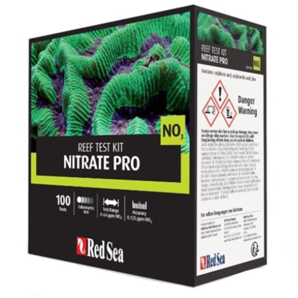Red Sea Nitrate Pro NO₃ — High-Definition Comparator Test Kit 100 Tests Red Sea