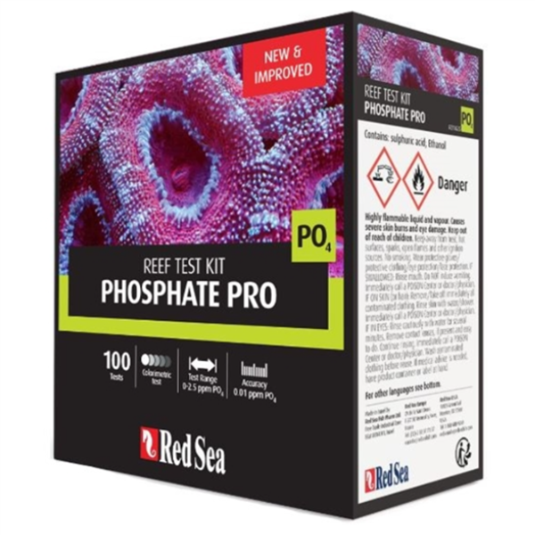 Red Sea Phosphate Pro PO₄ — High-Definition Comparator Test Kit 100 Tests Red Sea