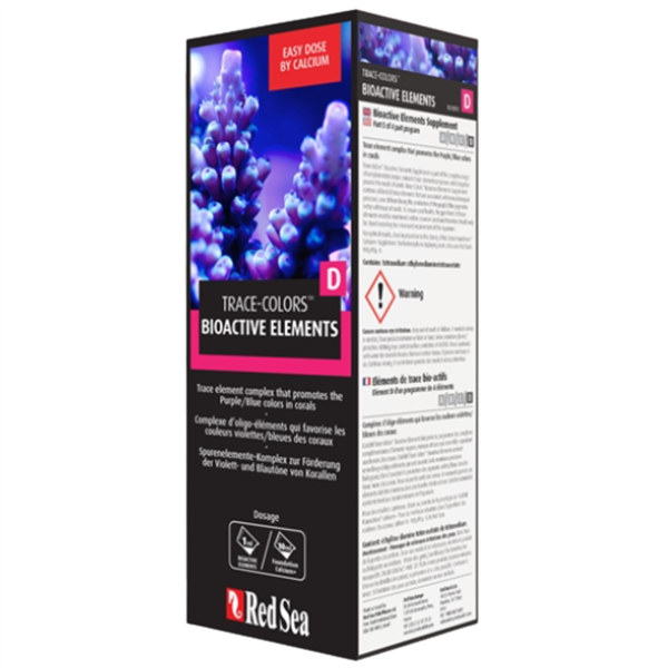Red Sea Trace Colors D Bioactive Elements — 500 mL Red Sea