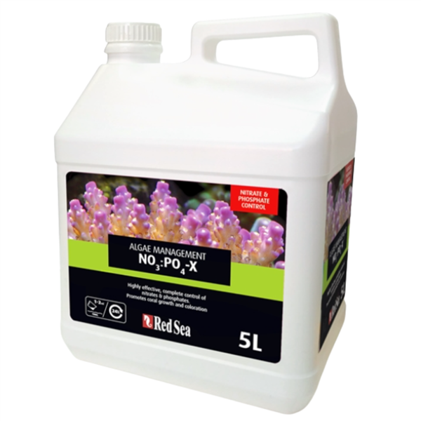 Red Sea NO3:PO4-X Nitrate & Phosphate Reducer — 500 mL / 1 L / 5 L Red Sea