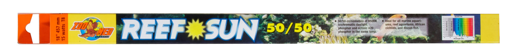 Zoo Med Reef Sun 50/50 Actinic & Daylight T8 Lamp Zoo-Med