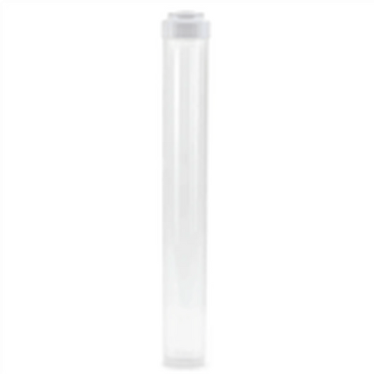 RO 20" x 2.5" Empty Clear Cartridge Refillable Screw Top - White ReefH2O