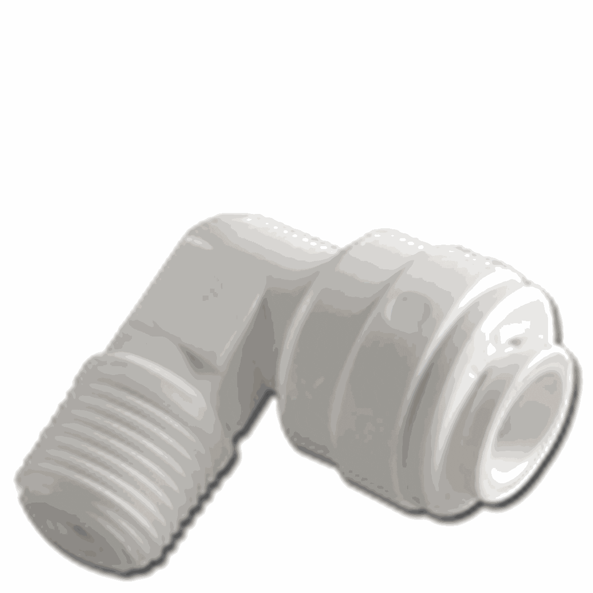 RO Elbow 1/4" Tube QC x 1/4" MPT w/ O-Ring ReefH2O