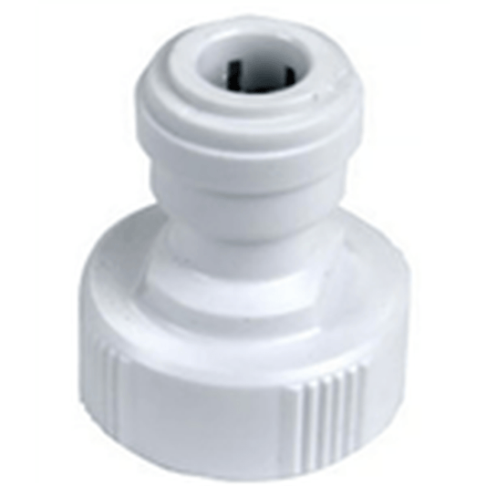 RO Garden Hose Adapter 3/4" FPT x 3/8" Tube QC ReefH2O