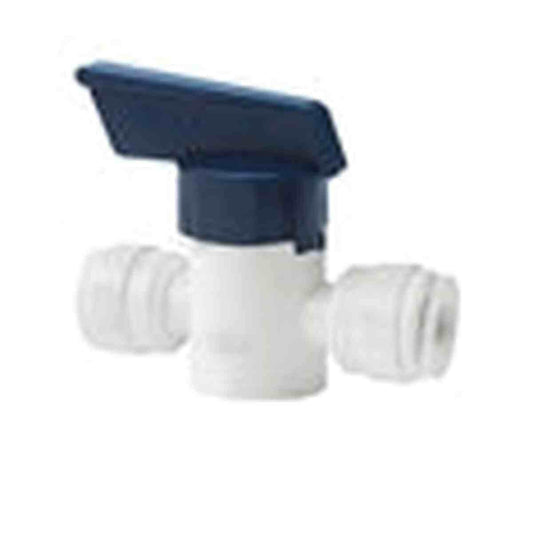 RO Inline Ball Valve 3/8" Tube QC x 1/4" Tube QC ReefH2O