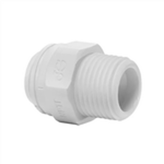 RO Male Connector 1/4" Tube QC x 3/8" MPT ReefH2O