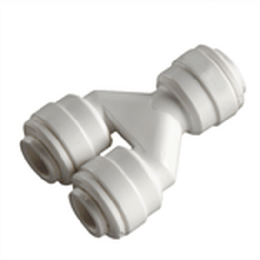 RO Y-Splitter 1/4" Tube QC ReefH2O