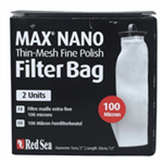 Red Sea Max Nano 100 Micron Thin Mesh Filter Sock 2 Units Red Sea