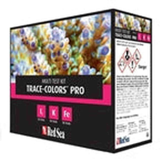 Red Sea Reef Trace Colors Multitest Kit Iodine/Potassium/Iron Red Sea