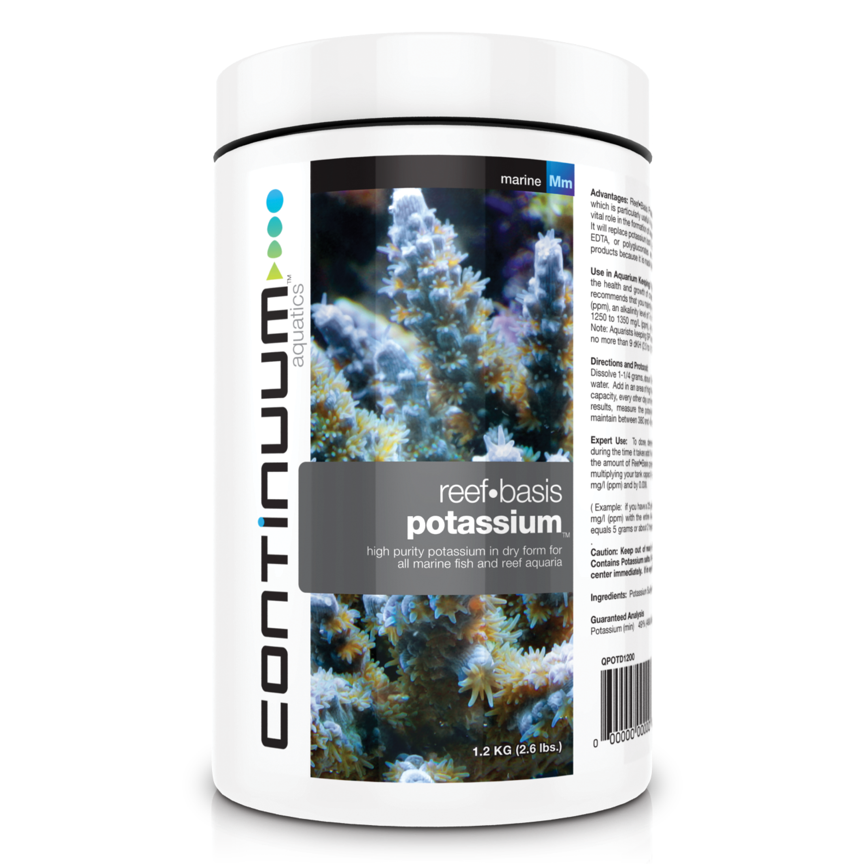 Continuum Aquatics Continuum Aquatics Reef Basis Potassium - Dry
